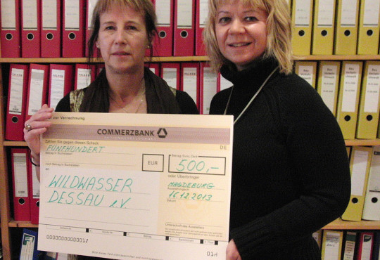 Scheckübergabe